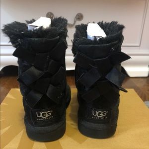 Girls black UGG boots